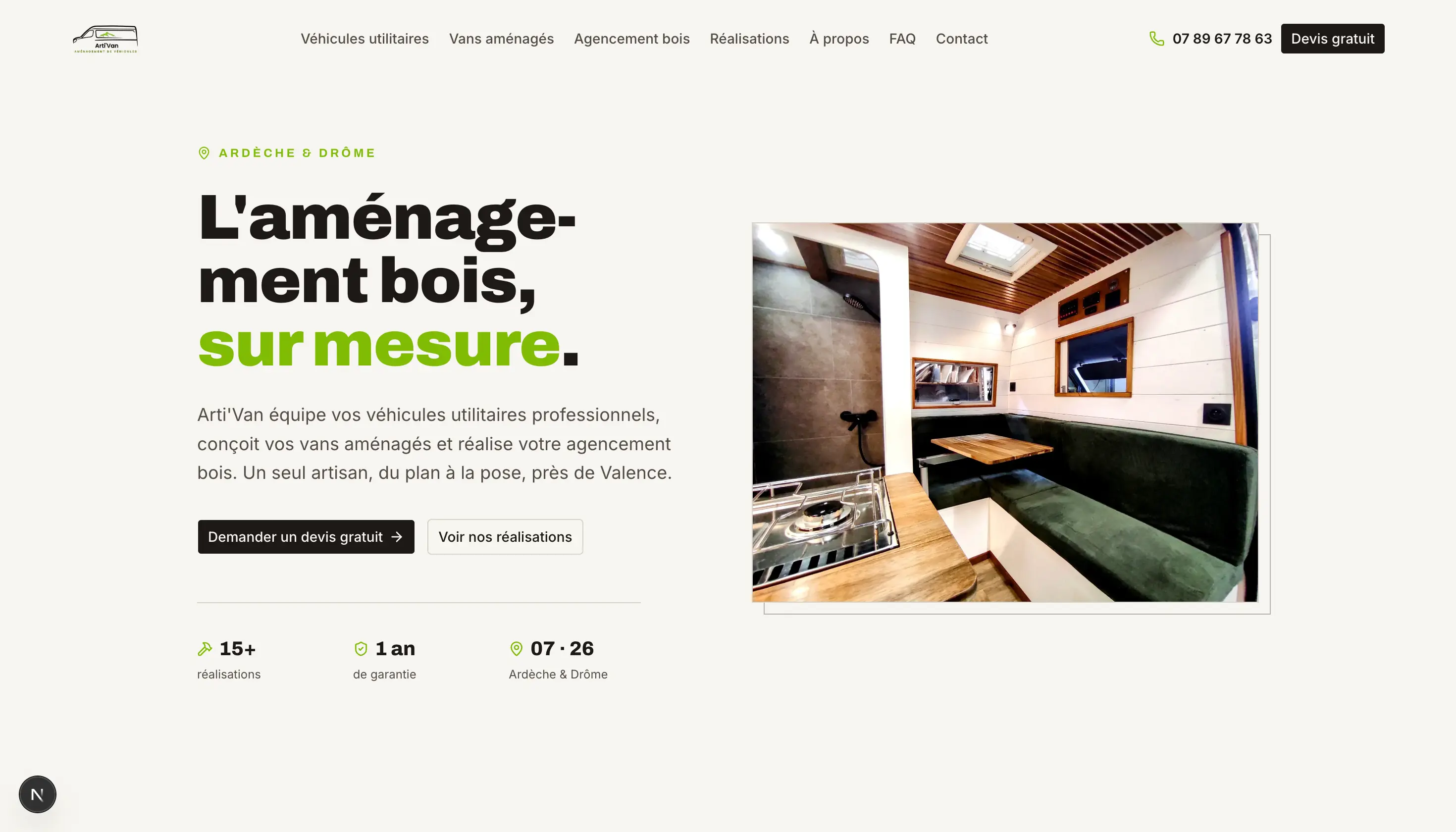 Preview of Artisan Showcase Site
